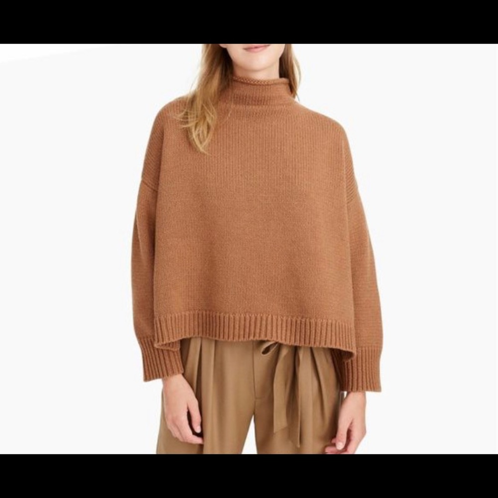 J. Crew x Demy Lee Boxy Rollneck Sweater